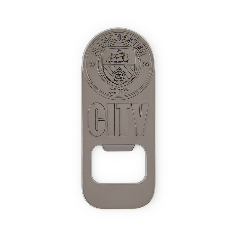 MCFC GUNMETAL BOTTLE MAGNET - black