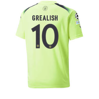 Manchester City Third Mini Kit 2022/23 with GREALISH 10 printing