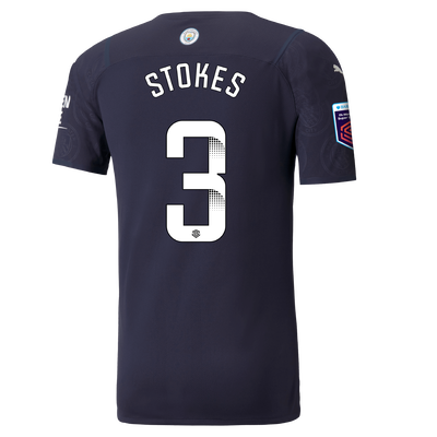 Camiseta Authentic 3ª Equipación Manchester City 21/22 con estampado de Demi Stokes