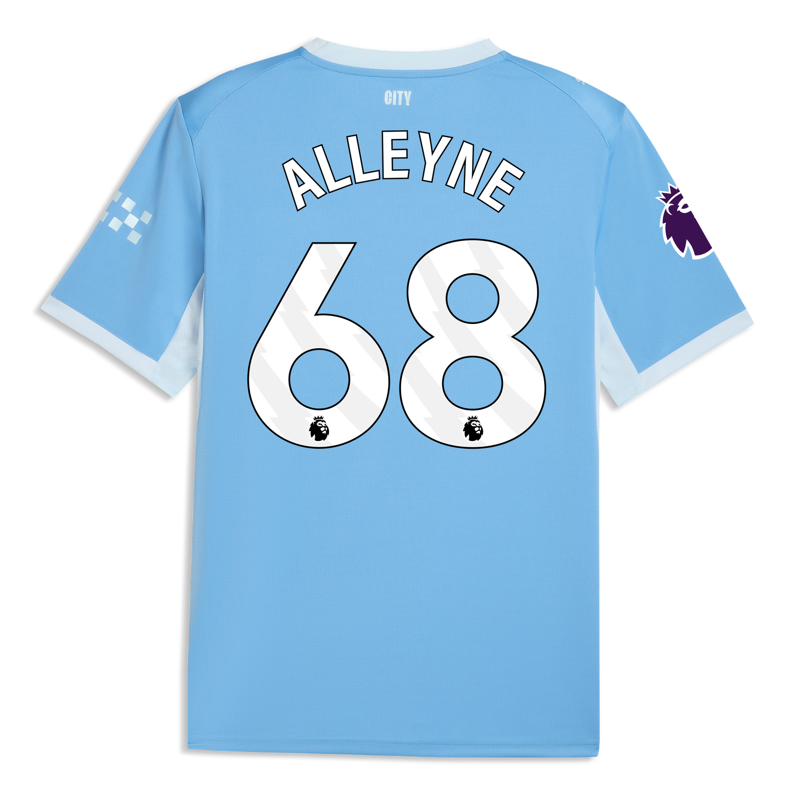 Manchester City Home Jersey 2026/27 With ALLEYNE 68 Printing