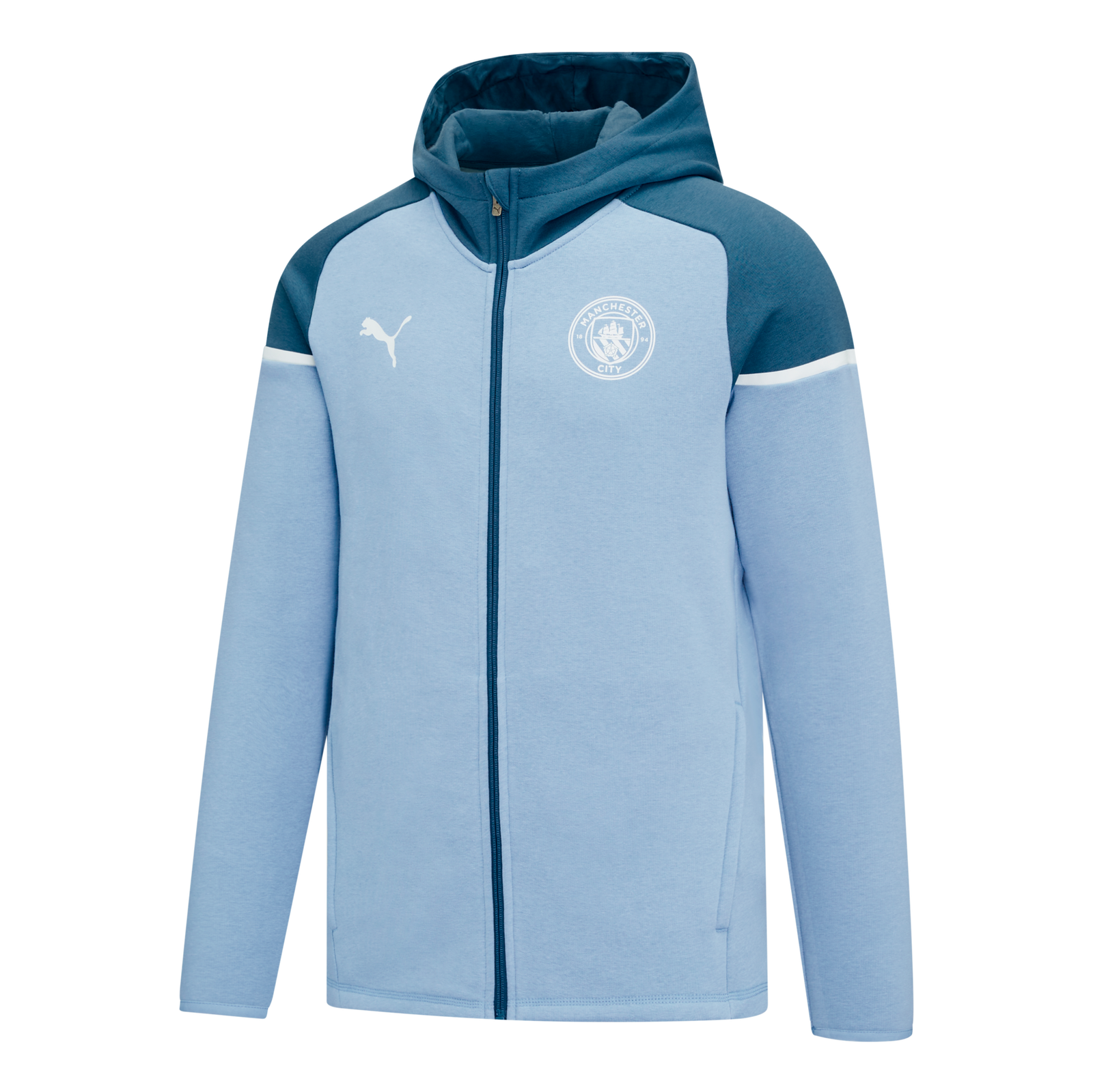 Manchester City Casuals Hooded Jacket | Official Man City Store Manchester City Casuals Hooded Jacket | Official Man City Store