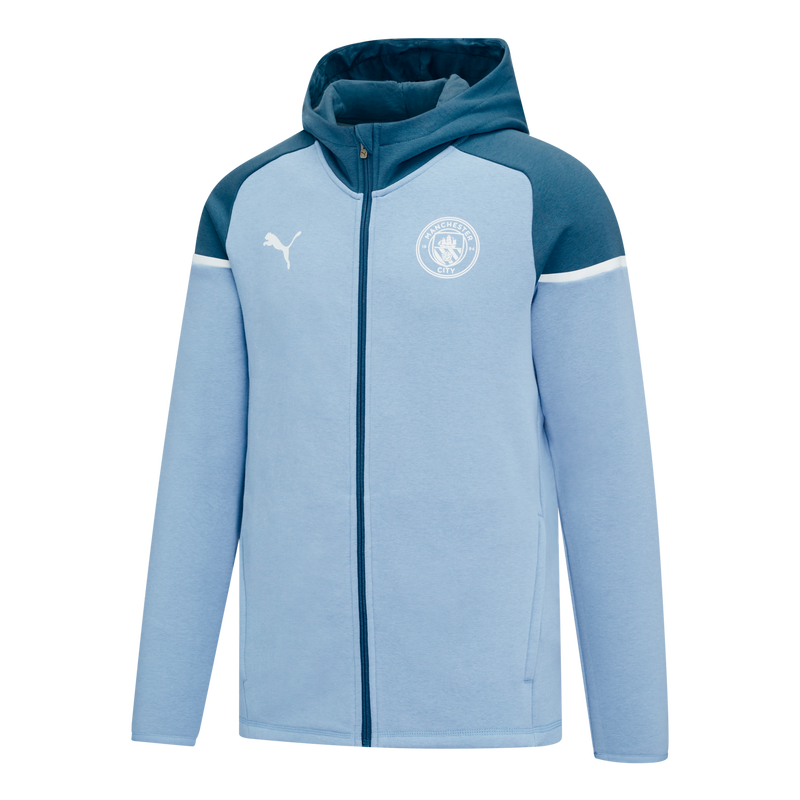 MCFC TR MENS CASUALS HOODED JACKET - blue