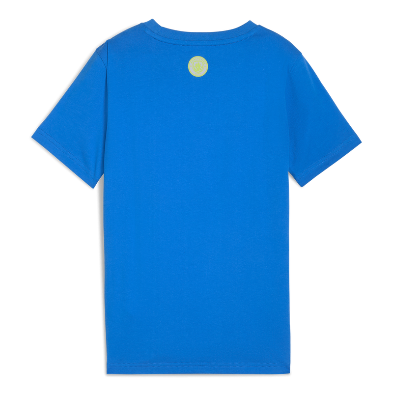 MCFC LW KIDS FTBLCULTURE TEE - blue / green
