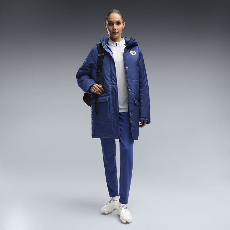 MCFC TR WMNS WINTER JKT - Blue Jewel-Dewdrop