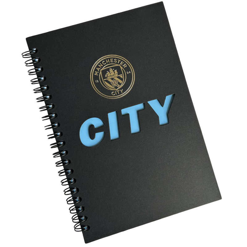 MCFC FW A5 CUT OUT NOTEPAD - black