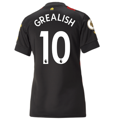 Women's Manchester City Away Jersey 2022/23 with GREALISH 10 printing