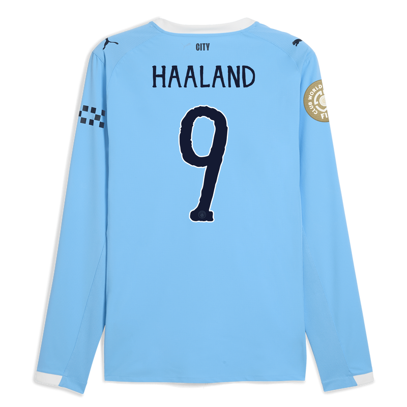 MENS AUTHENTIC Home SHIRT LS-HAALAND-9-EPL-PL - 