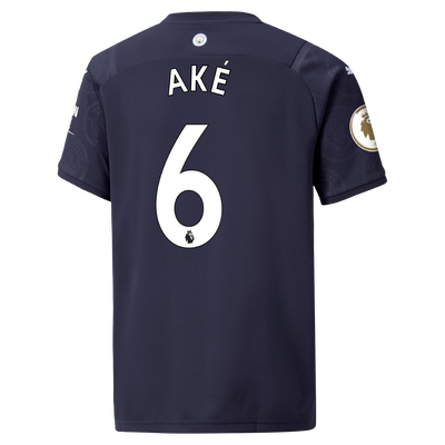 Kids Manchester City 3rd Shirt 21/22 with Nathan Aké printing