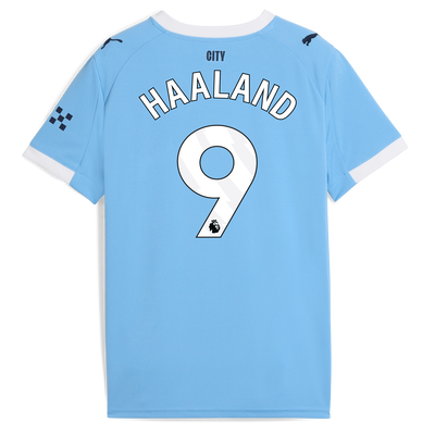 Kinder  Manchester City Heimtrikot 2025/26 mit HAALAND 9 Aufdruck