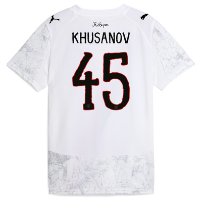 Kids' Manchester City KidSuper Jersey 2025/26 With KHUSANOV 45 printing