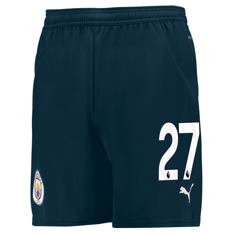 Man City Football Shorts 24/25 with #27 navy - Size XXL from polyester for males  - Official Manchester City FC store
