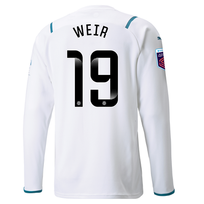 Manchester City Away Shirt Long Sleeve 21/22 with Caroline Weir printing