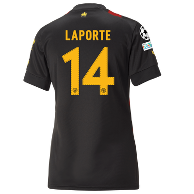 Women's Manchester City Away Jersey 2022/23 with LAPORTE 14 printing