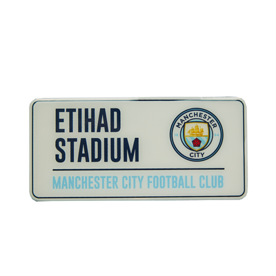 Manchester City Large Street Sign Magnet
