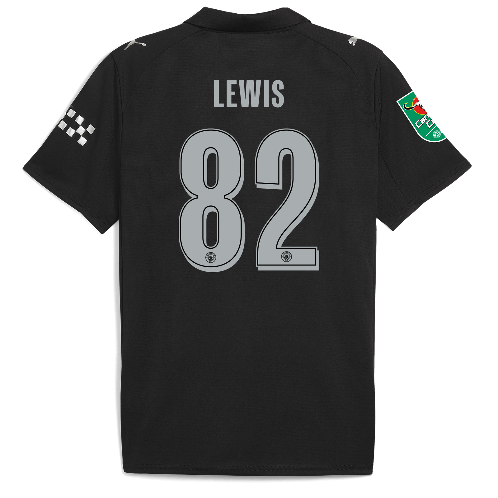 マンチェスター・シティ PUMA シャツ LEWIS 82番 マンチェスターシティ 24-25 アウェイ 半袖 ユニフォーム No.82