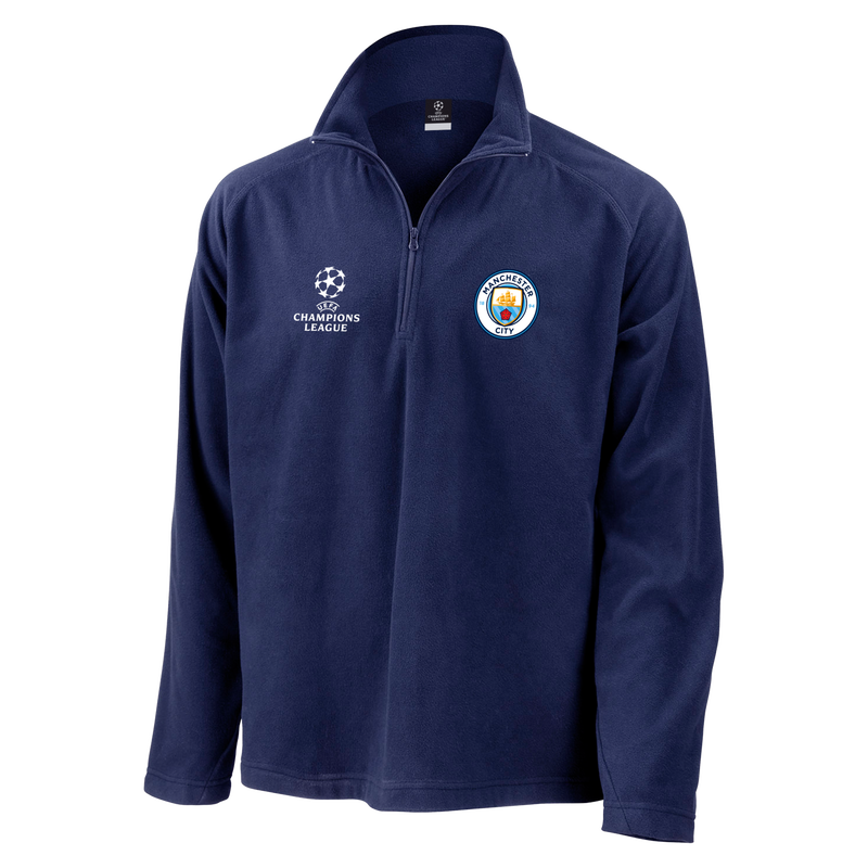 MCFC FW UCL HALF ZIP FLEECE - navy