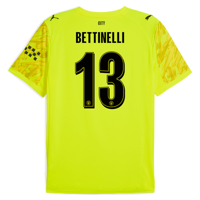Manchester City Goalkeeper Jersey 2025/26 With BETTINELLI 13 Printing