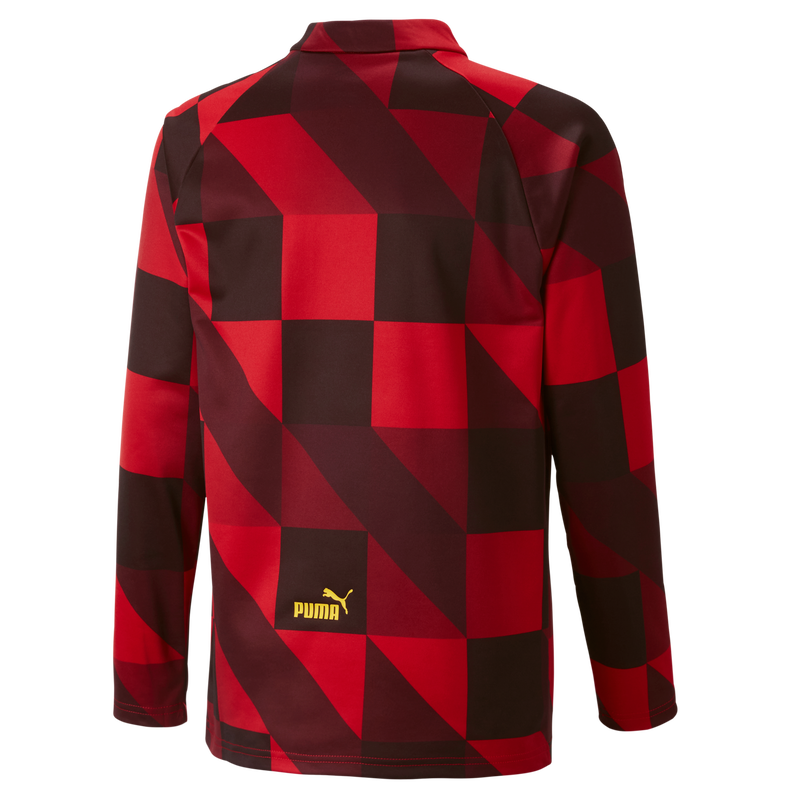 MCFC MW KIDS PRE MATCH SWEAT - tango red