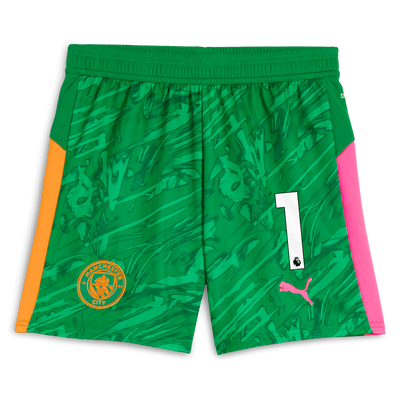Kids' Manchester City Goalkeeper Shorts 2025/26 With #1