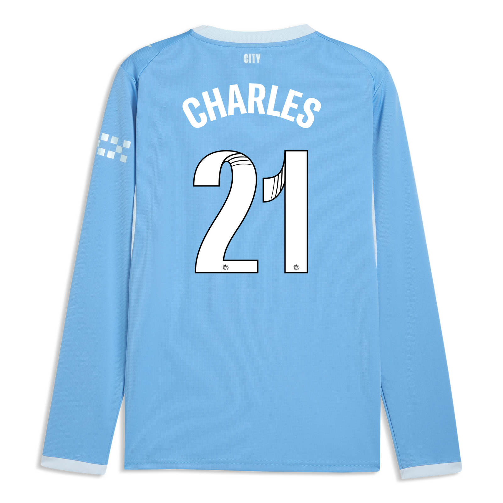 マンチェスター・シティ ホーム ユニフォーム 2026/27 長袖 CHARLES 21
