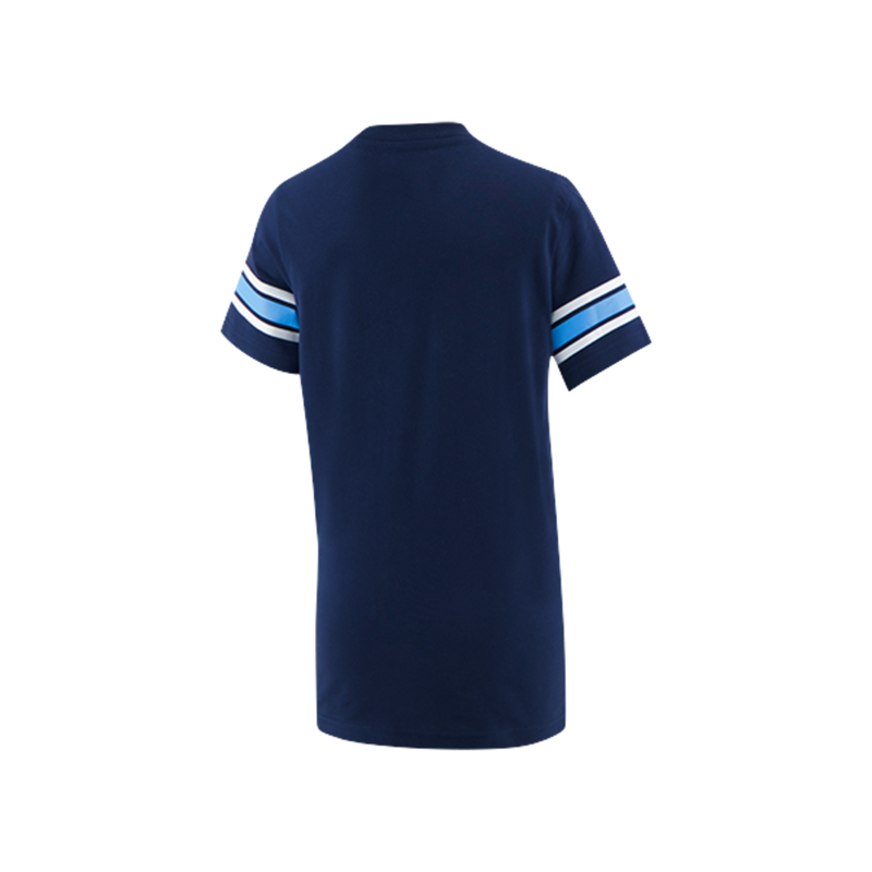 MCFC FW KIDS 9320 VARSITY TEE - navy