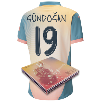 Manchester City Authentic 'Definitely City' Jersey 2024/25 with GÜNDOĞAN 19 printing in Collector's Box