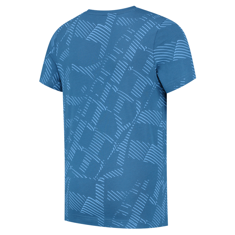 MCFC LW MENS FTBLCORE AOP TSHIRT - lake blue