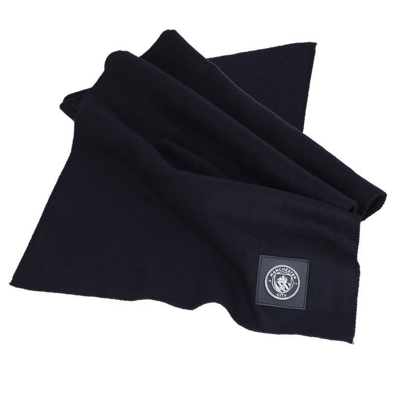 Man City Luxury Scarf navy from acrylic  - Official Manchester City FC store