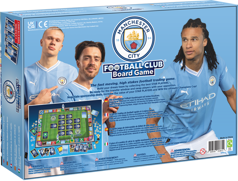 MCFC FW FOOTBALL BOARD GAME - blue