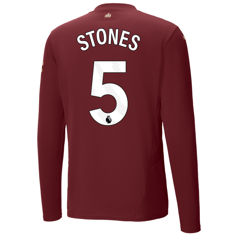 MENS AUTHENTIC Third SHIRT LS-STONES-5-EPL-PLC - 