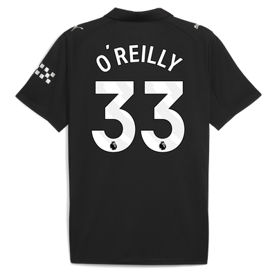 Manchester City Away Jersey 2025/26 With O'REILLY 33 Printing