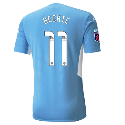 Man City Maglia Gara Home Authentic 21/22 con stampa Janine Beckie