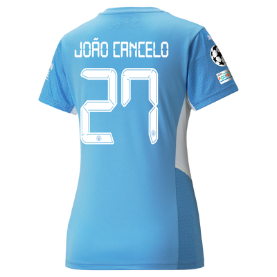 Womens Manchester City Home Shirt 21/22 with João Cancelo printing