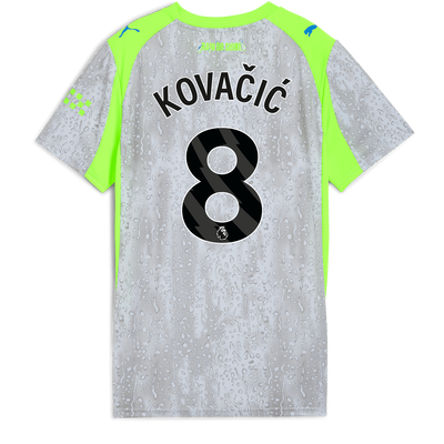 Womens' Manchester City Third Jersey 2025/26 With KOVAČIĆ 8 Printing