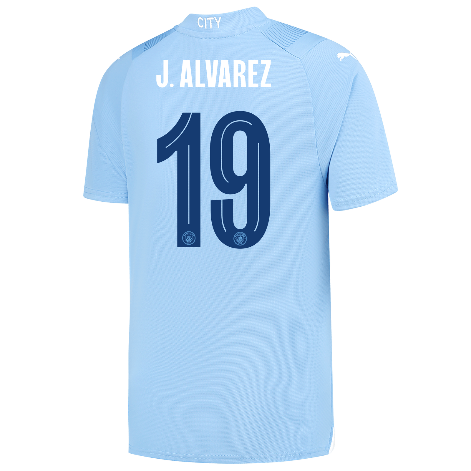 Camiseta 1ª Equipación Manchester City 2023/24 con estampado de J