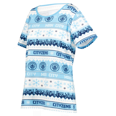 Women s Manchester City Christmas Pyjamas Official Man City Store