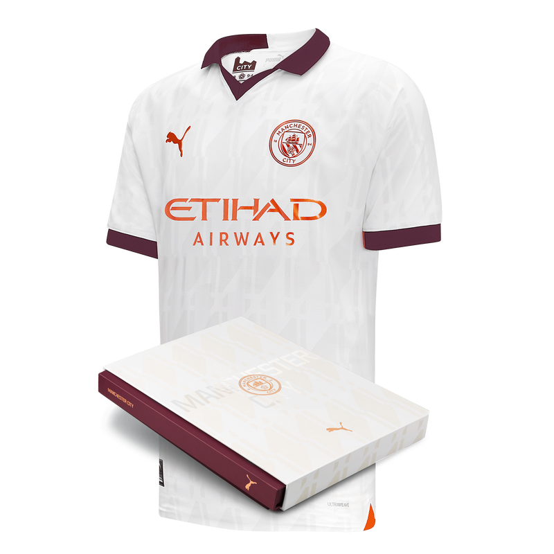 Manchester City Authentic Away Jersey 2023/24 In Gift Box Official