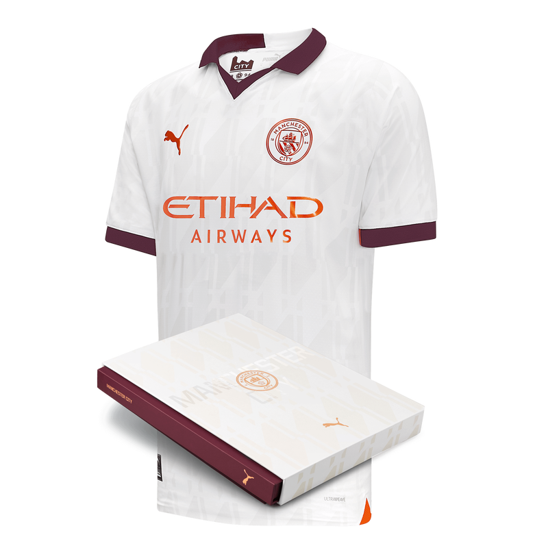 MCFC MW MENS AWAY AUTHENTIC JERSEY BOXED - white