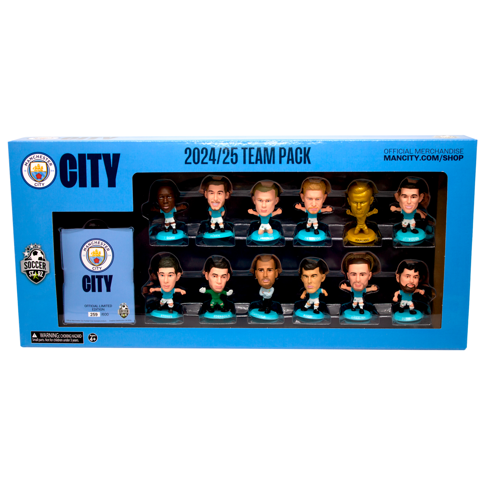 Manchester City SoccerStarz 24/25 Team Pack | Official Man City Store