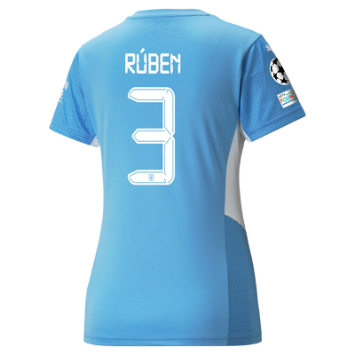 Womens Manchester City Home Shirt 21/22 with Rúben Dias printing