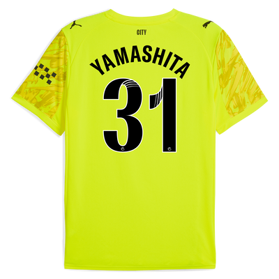 Maglia da portiere Manchester City 2025/26 con stampa YAMASHITA 31