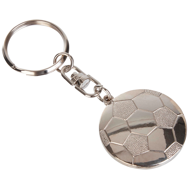 MCFC FW BALL KEYRING - silver