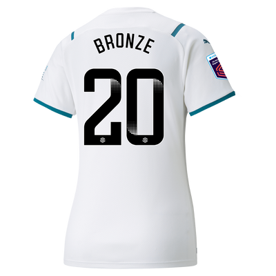 Womens Manchester City Away Shirt 21/22 with Lucy Bronze printing