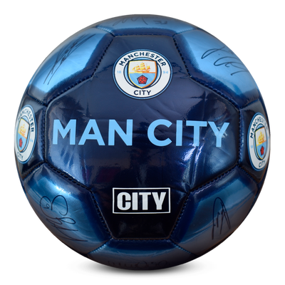 Mini pallone da calcio Manchester City in metallo