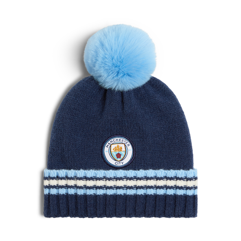 MCFC FW KIDS HAT & SCARF SET - navy