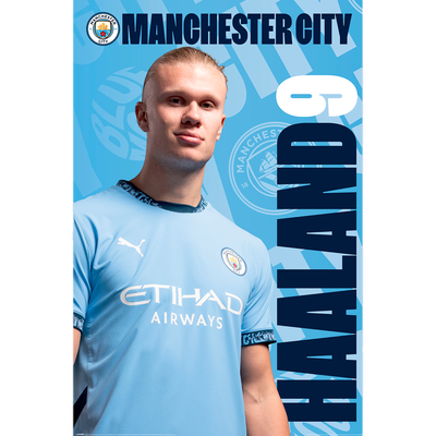 Manchester City Haaland 24/25 Poster