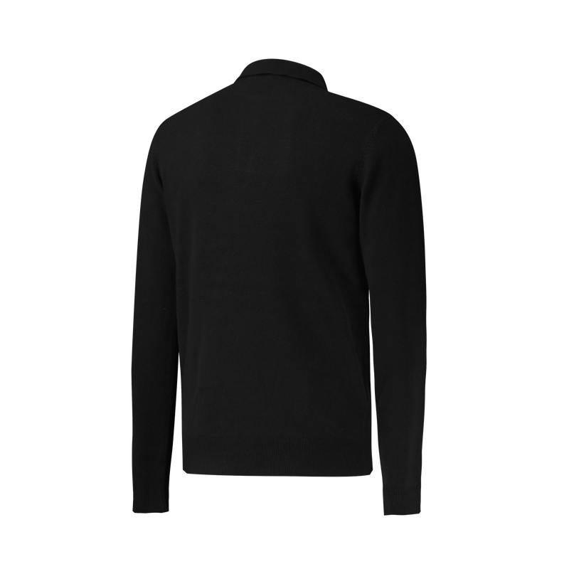 MCFC FW MENS KNIT 1/4 ZIP - black