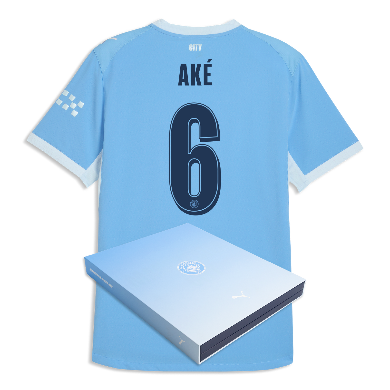 Manchester City Aké 6 Jersey 旧正月 Manchester City Home Authentic Jersey 2026/27 With AKÉ 6 Printing