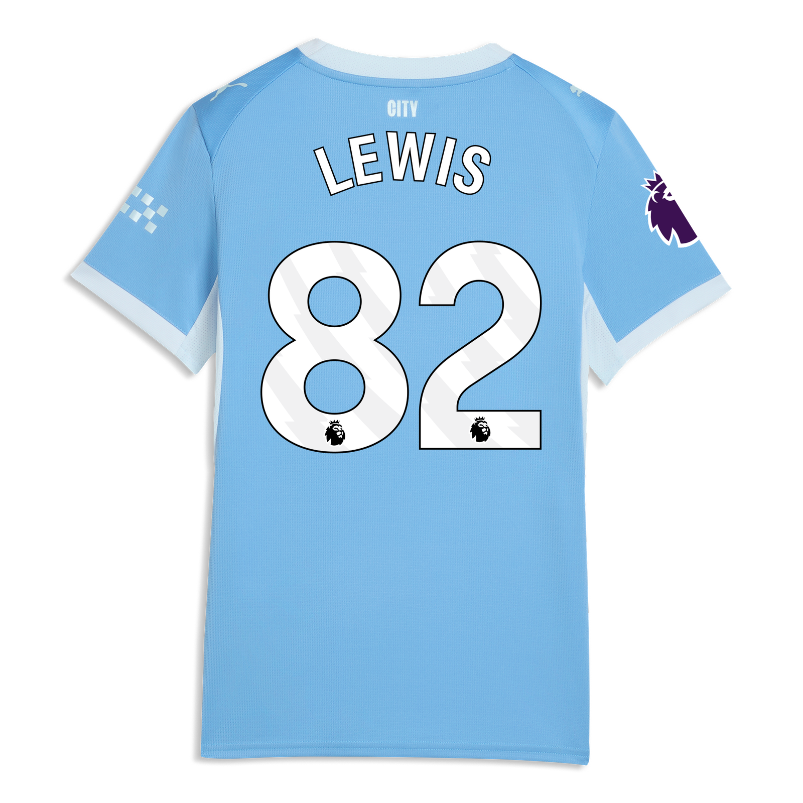 Women's Manchester City Home Jersey 2026/27 With LEWIS 82 Printing