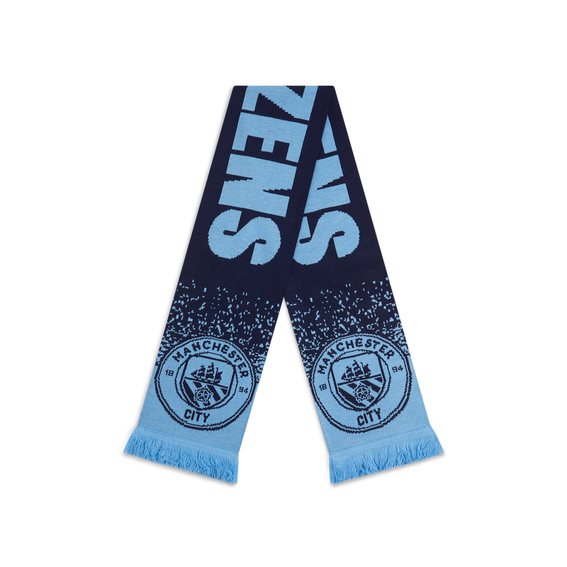 MCFC CITYZENS SPECKLE SCARF - BLUE